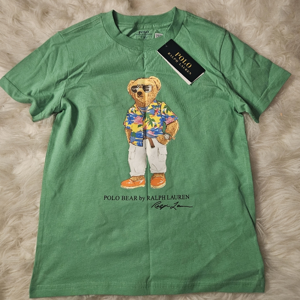 BOY'S POLO BY RALPH LAUREN BEAR COTTON JERSEY TEE